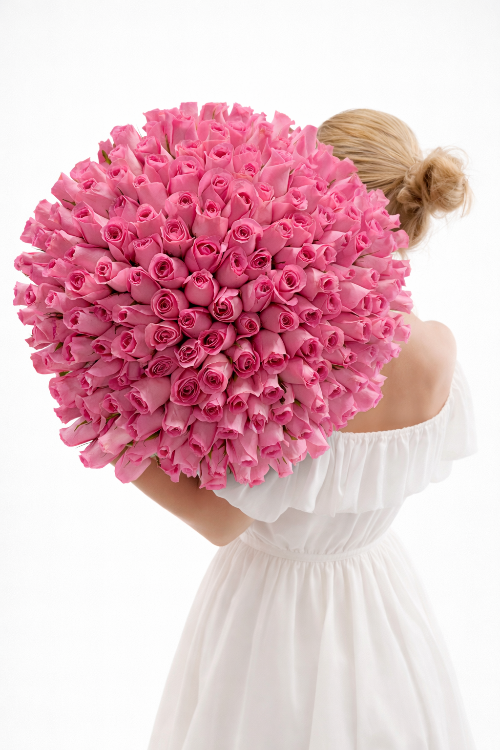 200 PINK Roses Bouquet