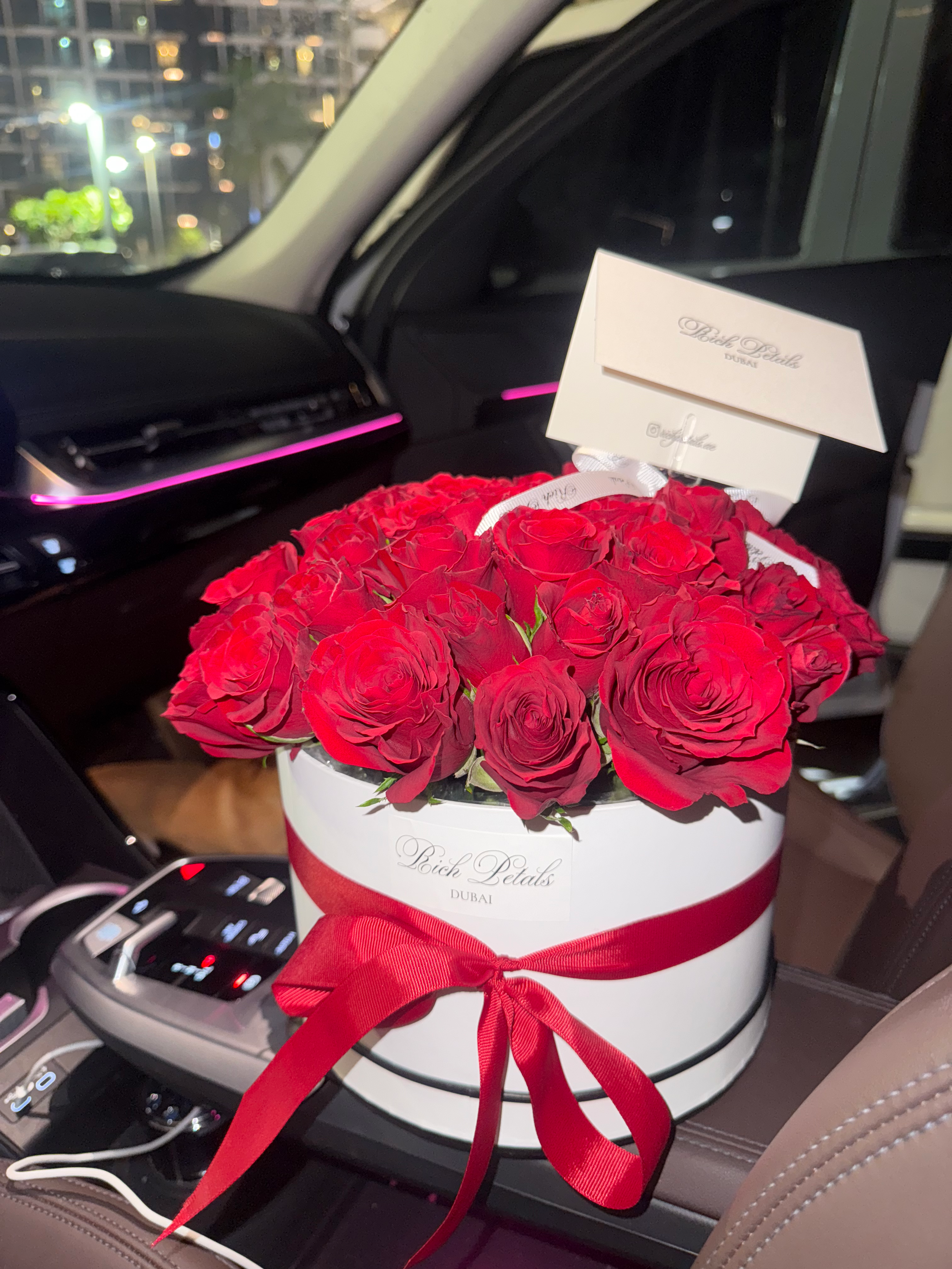 40 red roses Box