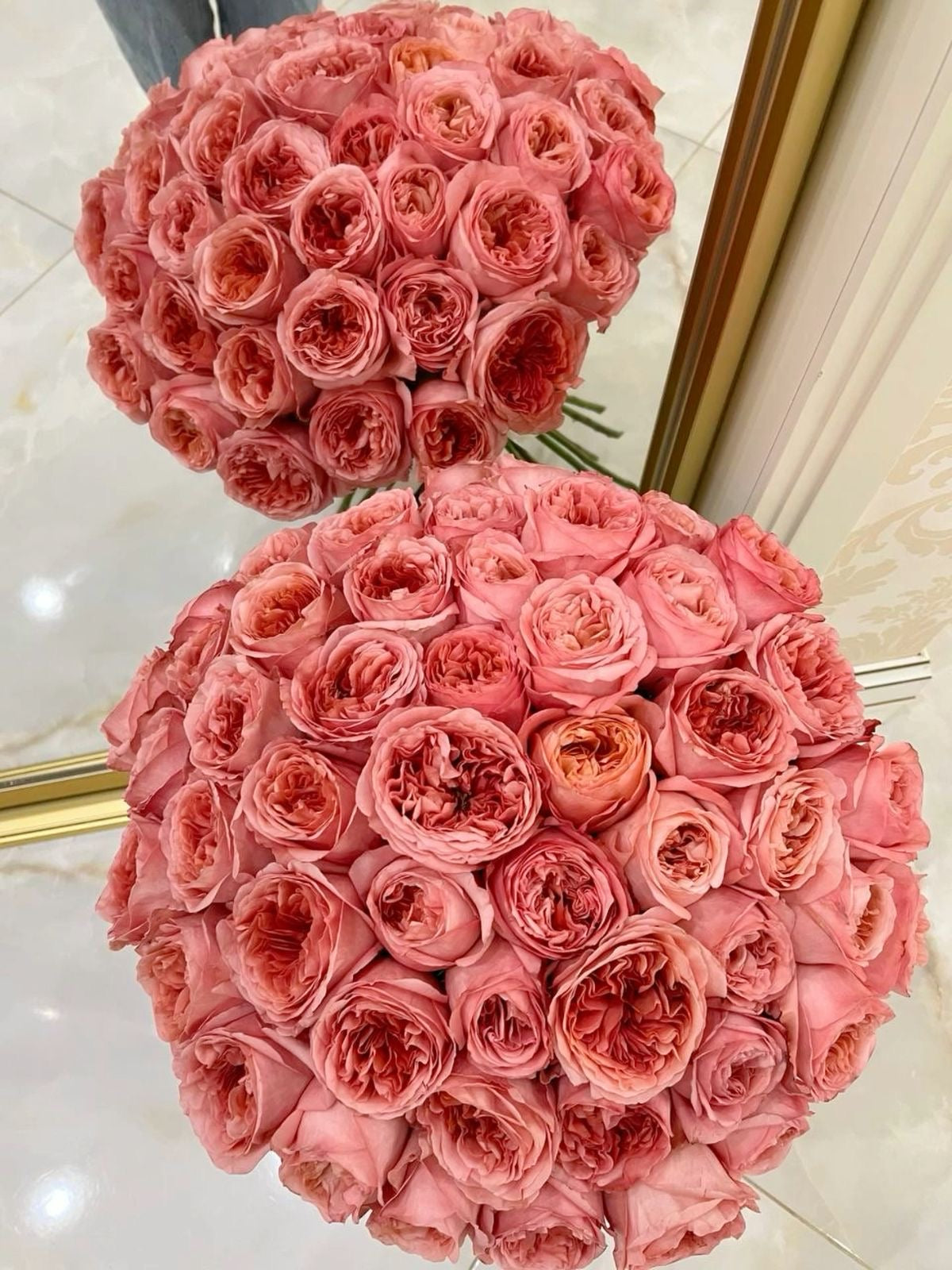 50 pcs David Austin "Peach" Bouquet