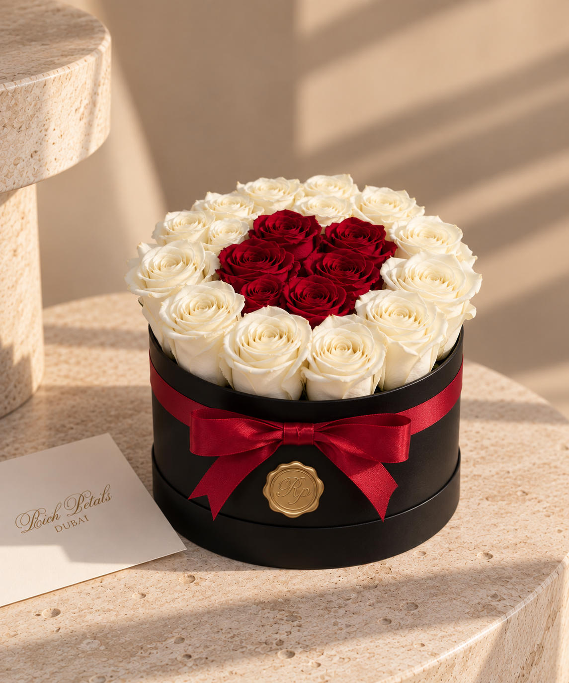 30 Roses Box BLANC & ROUGE