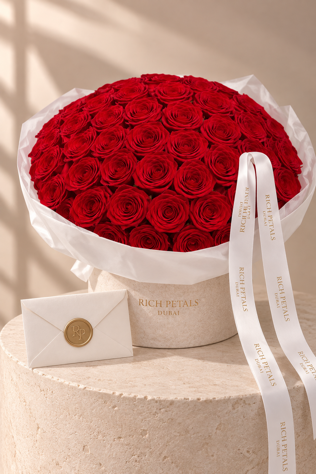51 Premium Red Roses Bouquet