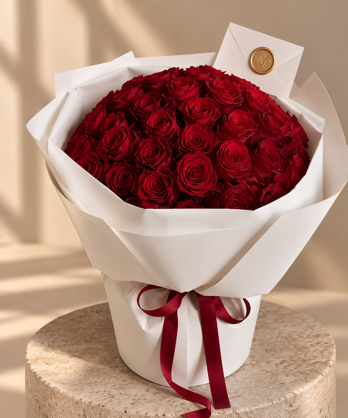 40 Red Roses bouquet