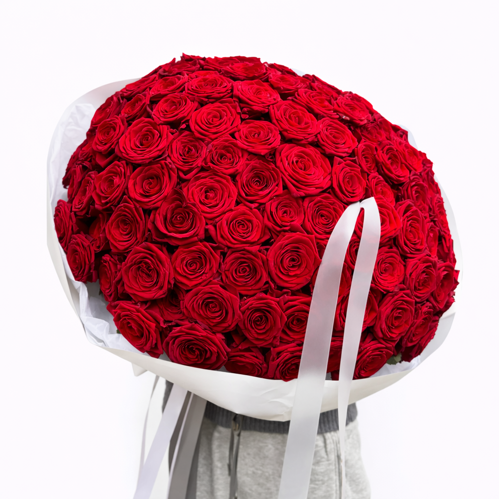 101 Premium Red Roses