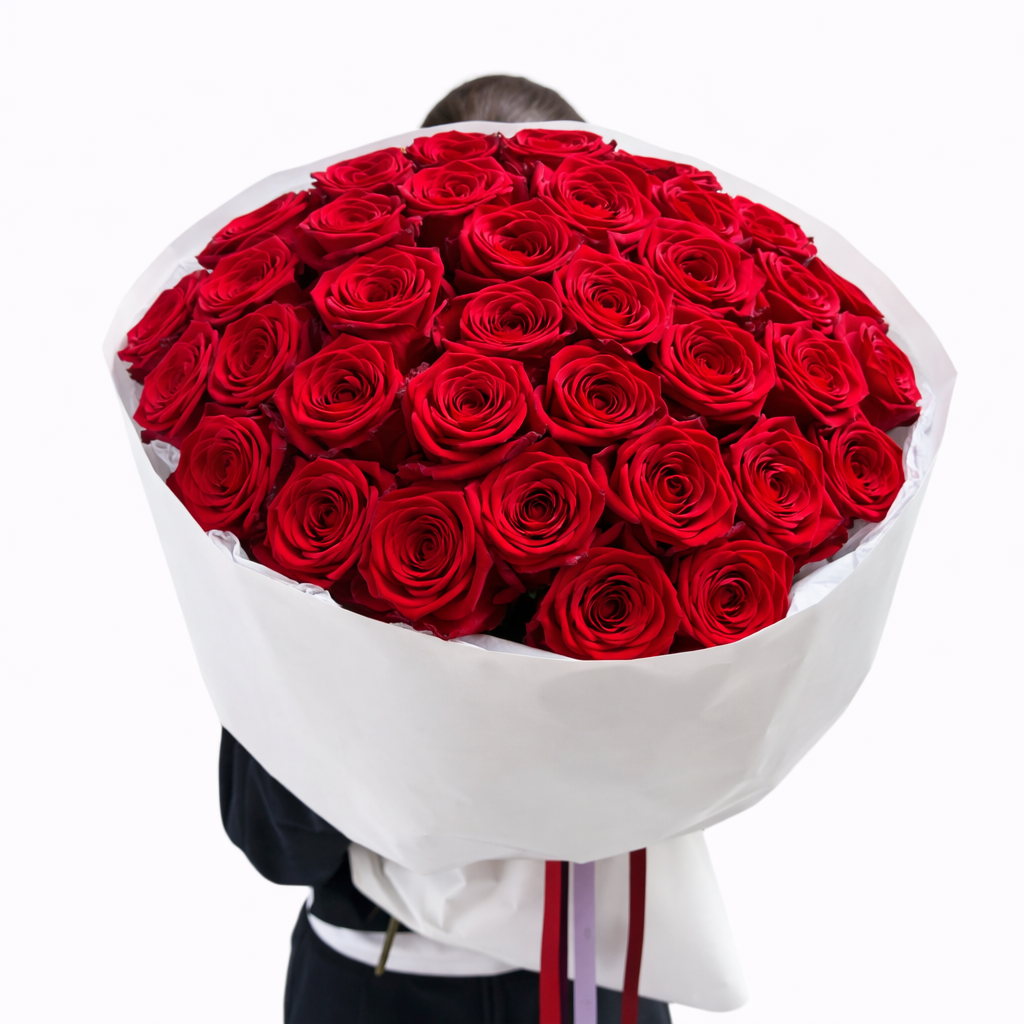 35 Premium Red Roses Bouquet
