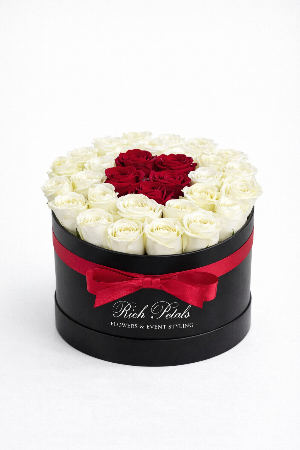 30 Roses Box BLANC & ROUGE