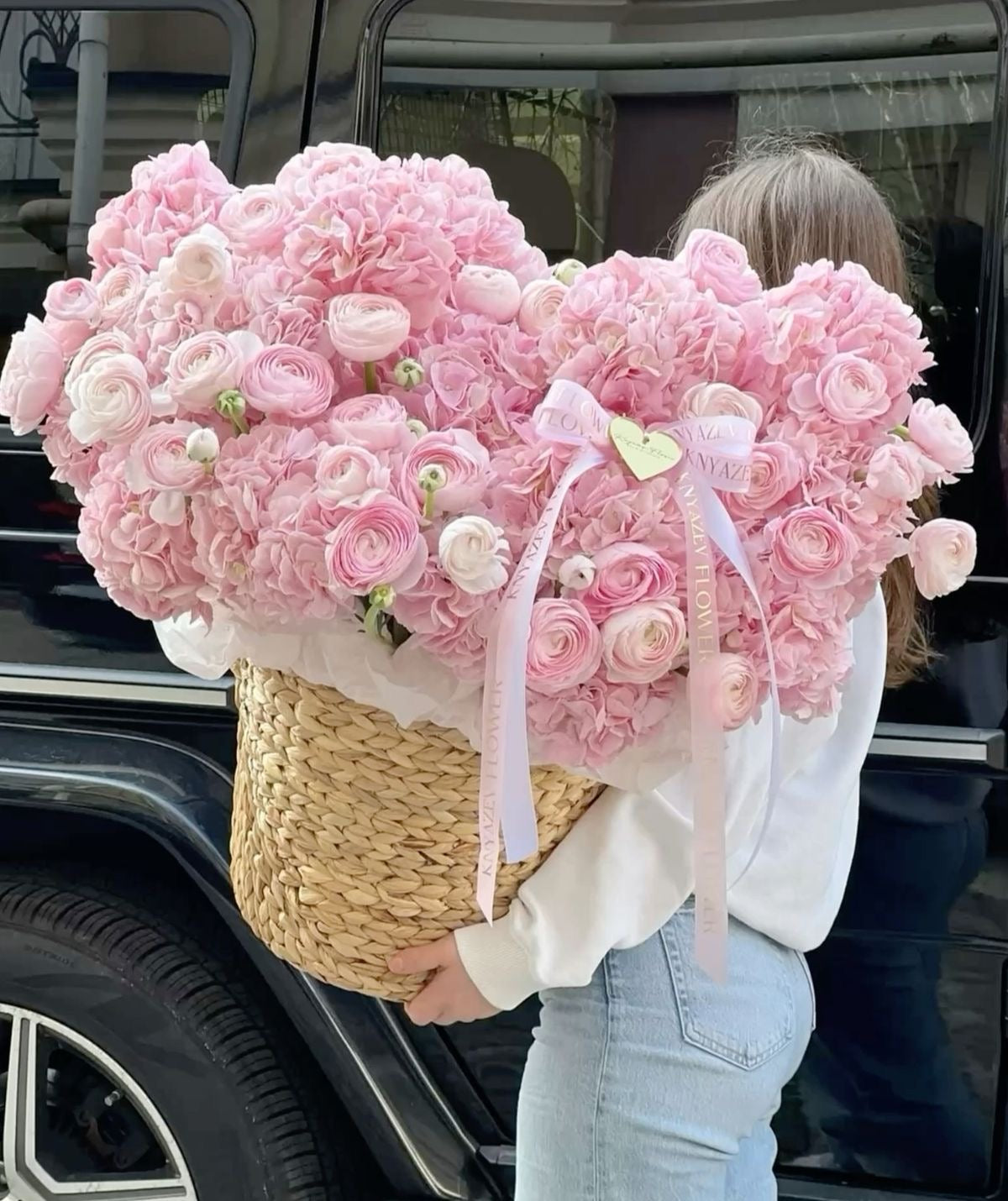 Pink "Princess" Basket XXL