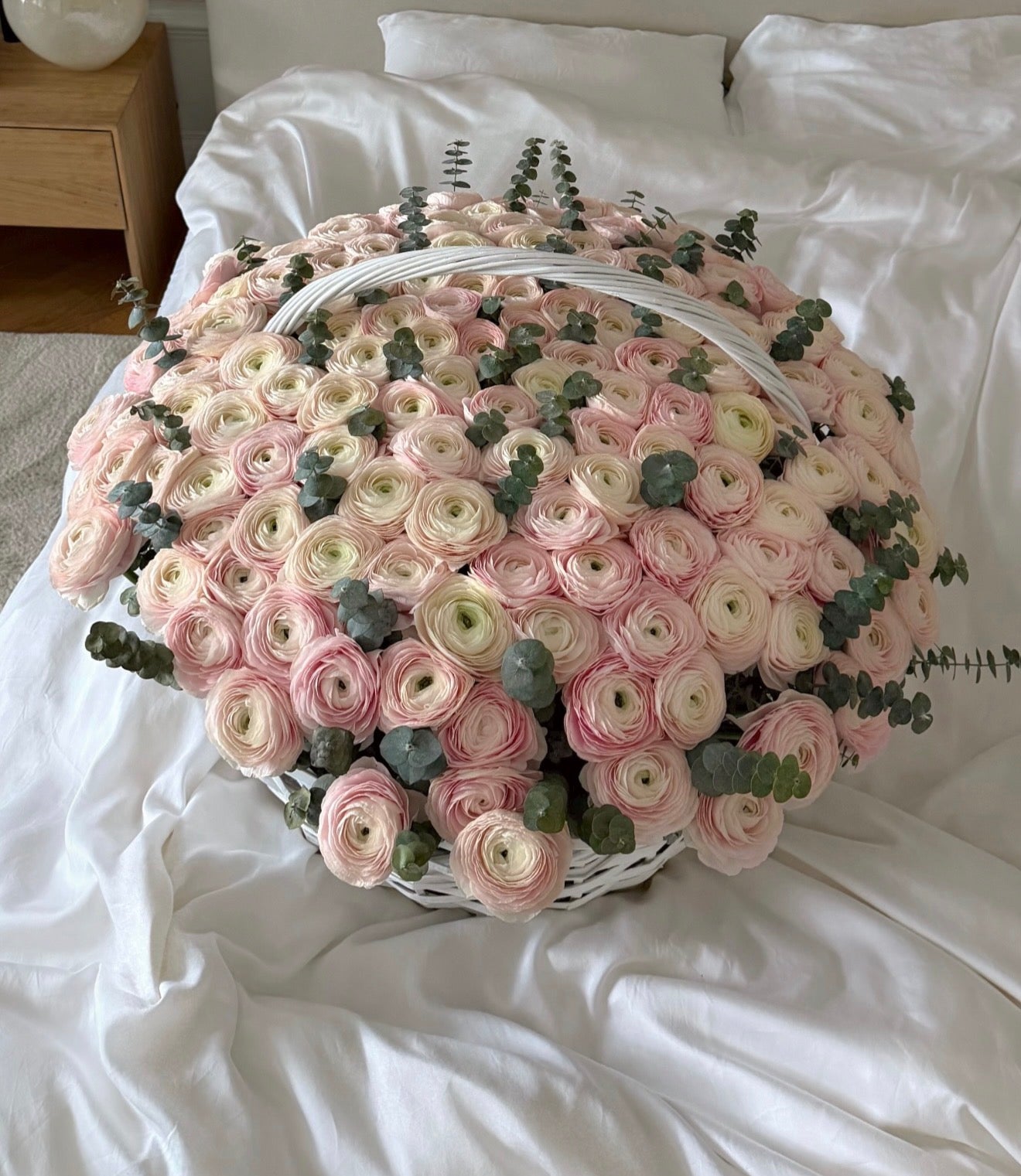 Ranunculus "Tendresse" Basket M