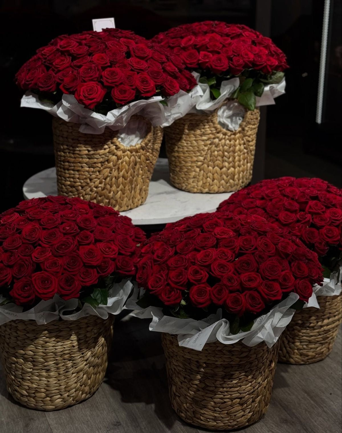 5 "Passion Rouge" Baskets L size