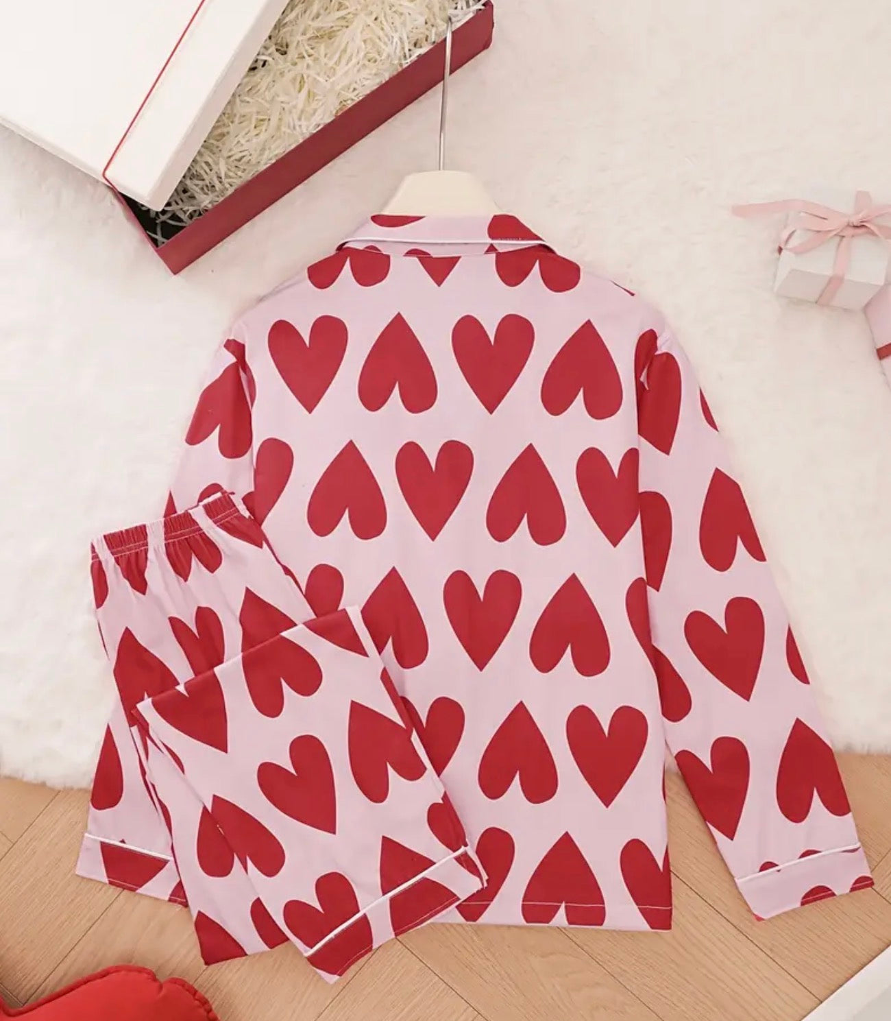 Valentines' Day Silk Pijama size M-L