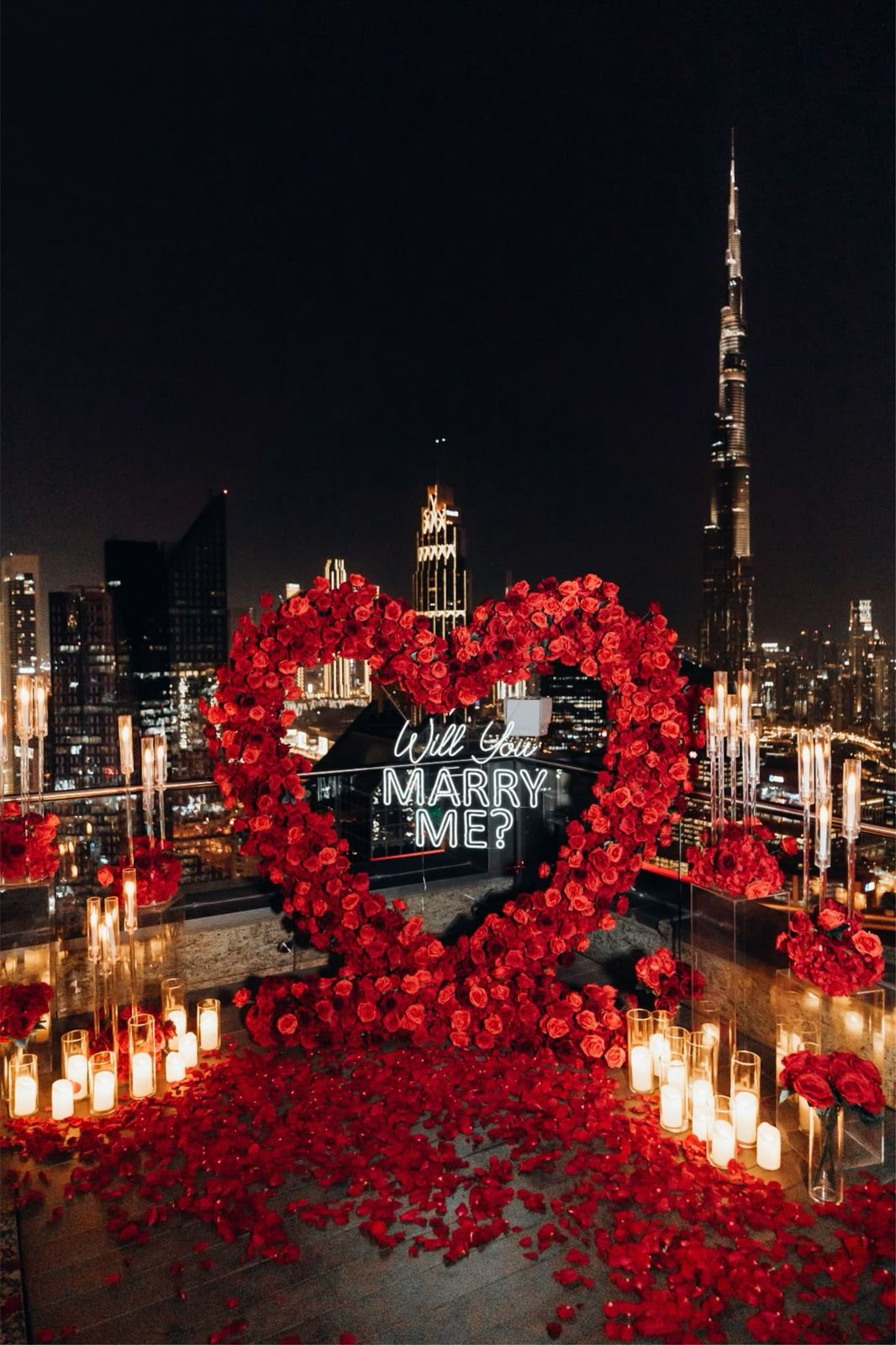 Red Marry Me Proposal