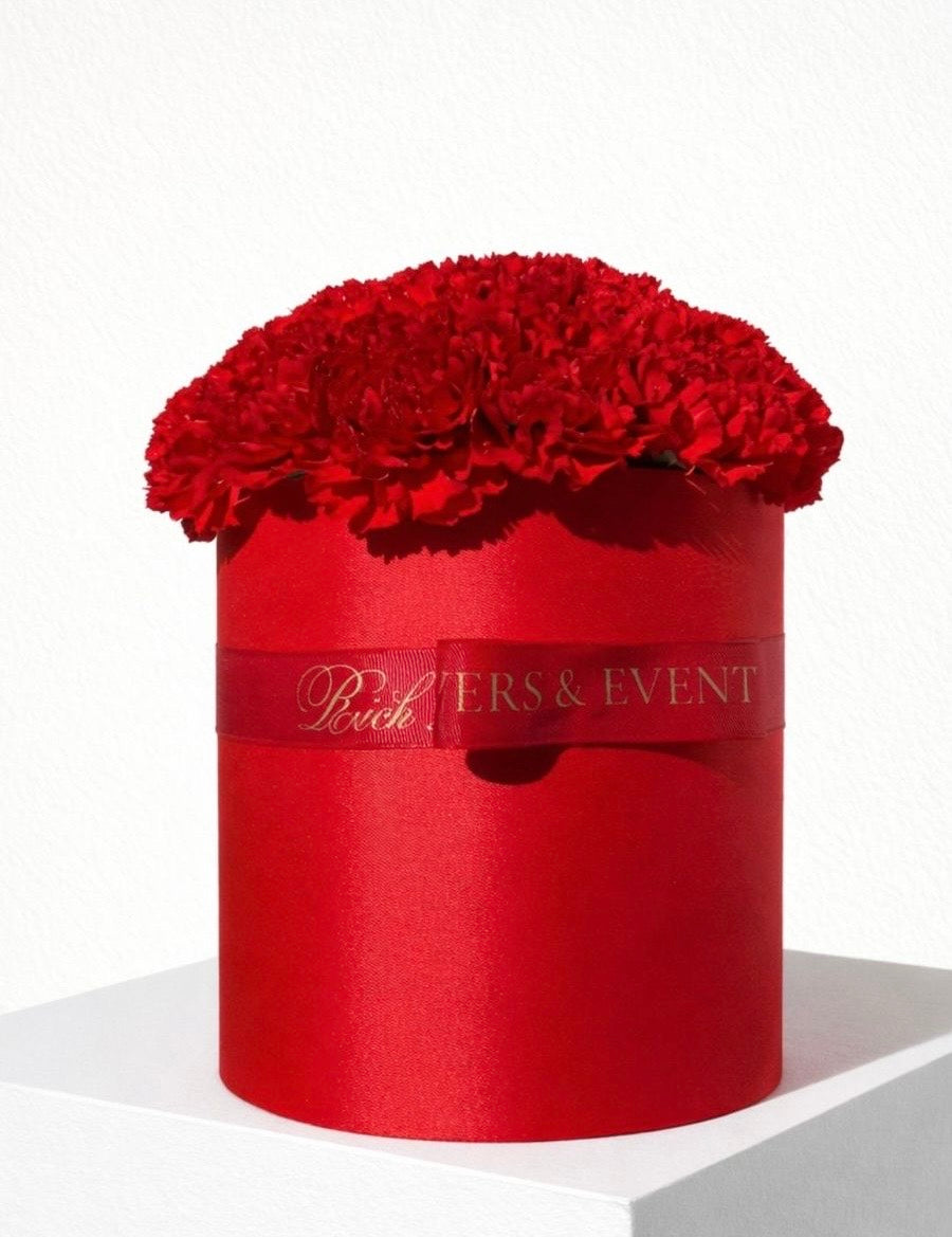 "Velours Rouge" Chrysanthemum Box S